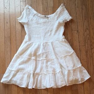 American Eagle Outfitters White Womens Casual Dress
